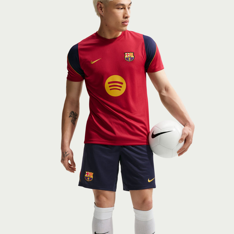 Load image into Gallery viewer, Men's FC Barcelona Strike Nike Dri-FIT Soccer Knit Shorts
