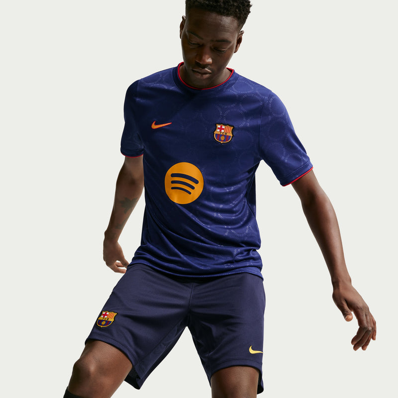 Load image into Gallery viewer, Men's Nike Dri-FIT Soccer Pre-Match Top Barcelona Third
