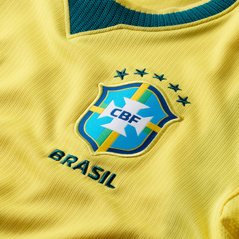 Load image into Gallery viewer, Brazil 2026 Stadium Home Big Kids' Nike Dri-FIT Soccer Replica Jersey
