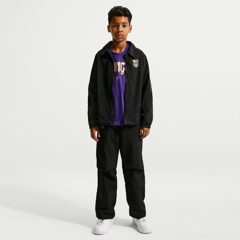 Load image into Gallery viewer, FC Barcelona Away Big Kids' Kobe Soccer Woven Jacket
