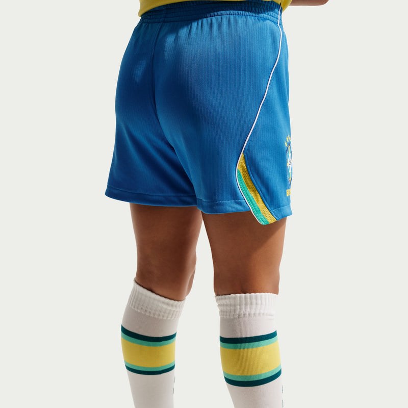 Load image into Gallery viewer, Brazil 2026 Stadium Home Little Kids' Nike Soccer Replica 3-Piece Kit
