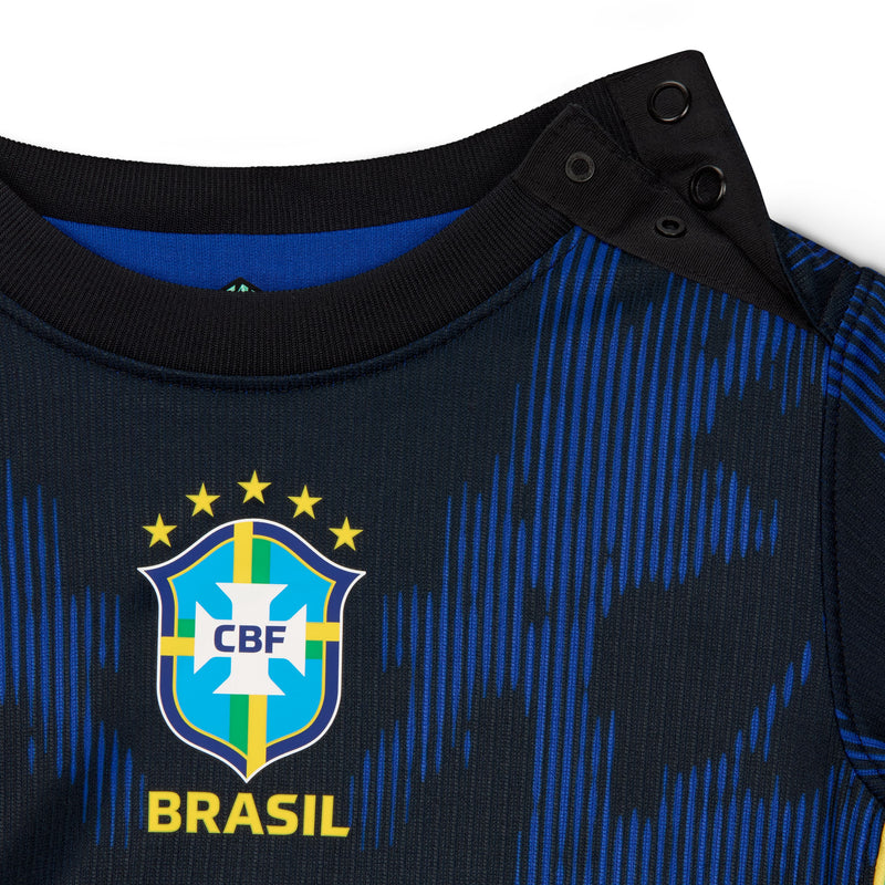Load image into Gallery viewer, Toddler Baby Brazil 2026 Away Replica 3-Piece Kit
