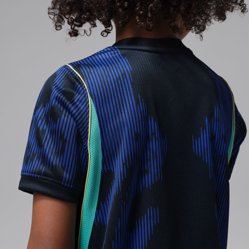 Load image into Gallery viewer, Brazil 2026 Stadium Away Little Kids' Jordan Soccer Replica 3-Piece Kit
