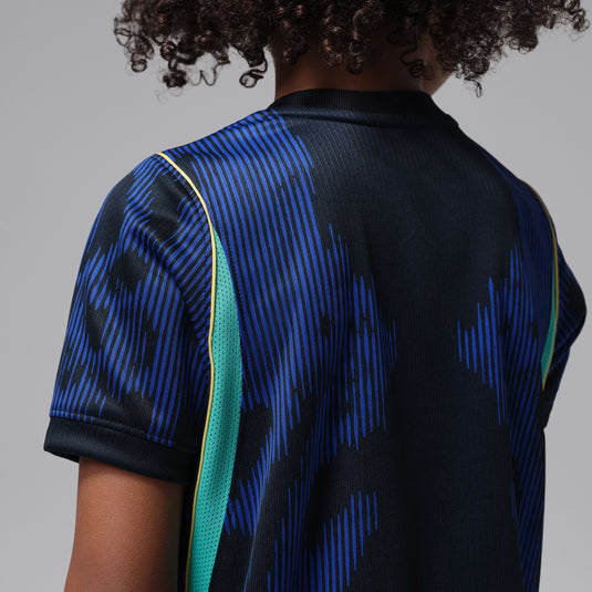 Brazil 2026 Stadium Away Little Kids' Jordan Soccer Replica 3-Piece Kit