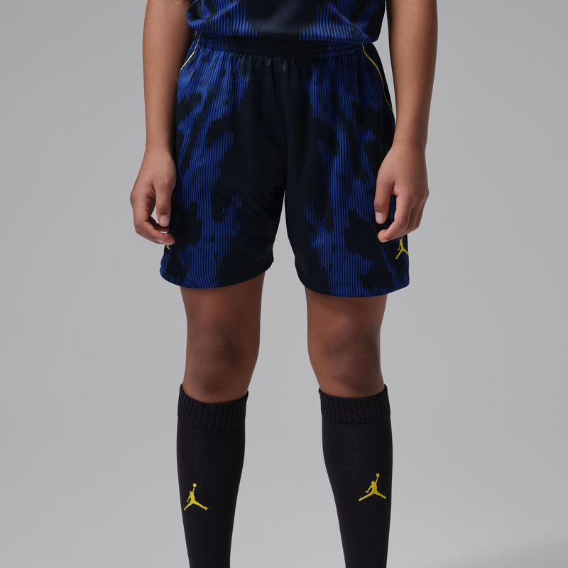 Load image into Gallery viewer, Brazil 2026 Stadium Away Little Kids' Jordan Soccer Replica 3-Piece Kit
