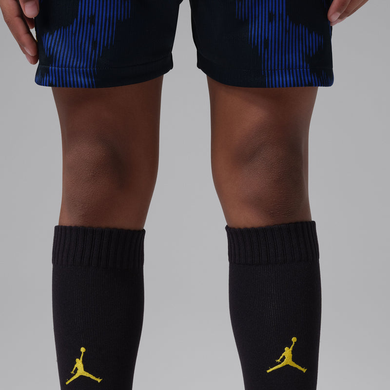 Load image into Gallery viewer, Brazil 2026 Stadium Away Little Kids' Jordan Soccer Replica 3-Piece Kit
