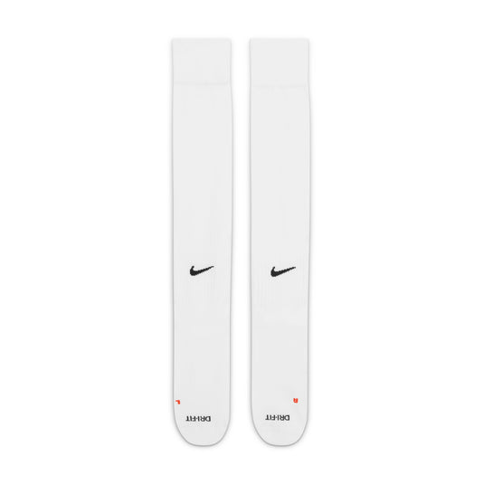 Nike Classic 2 Cushioned Knee High Soccer Socks White