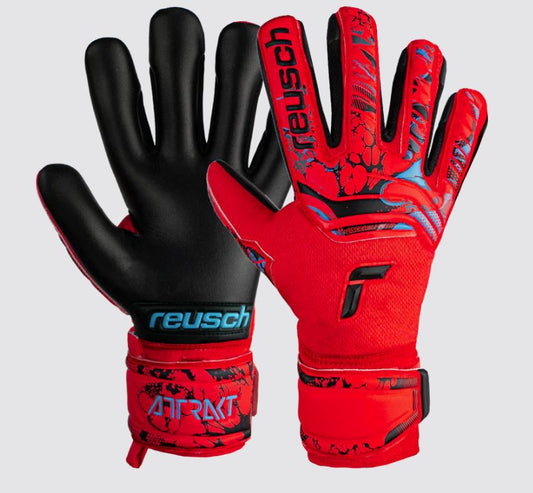 Reusch Attrakt Grip Evolution Finger Support Goalkeeper Gloves