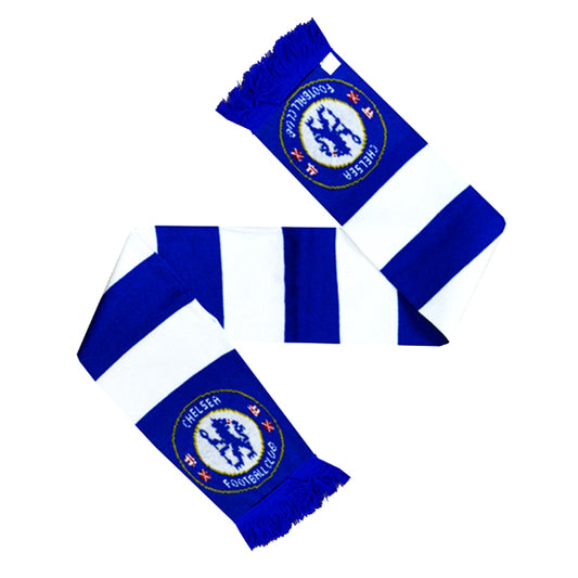 Chelsea F.C. Fan Bar Scarf Blue White