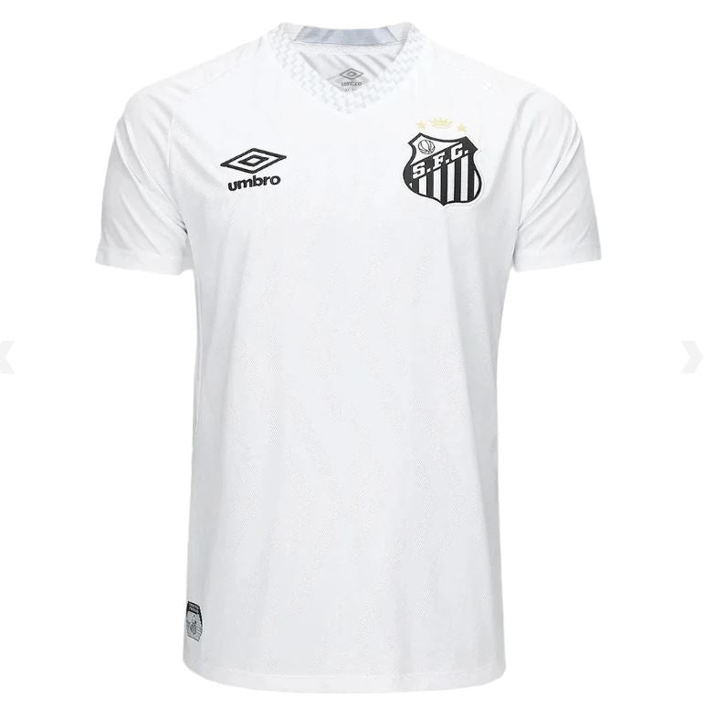 Men's 2025/26 Santos Home Jersey White Neymar Jr