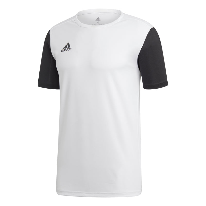 Load image into Gallery viewer, adidas Estro 19 Men's Soccer Jersey White Black
