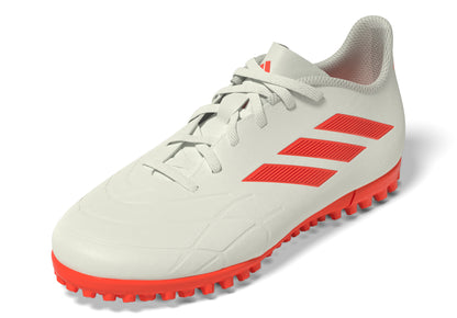 adidas Copa Pure.4 TF Junior Soccer Turf Shoes White Orange