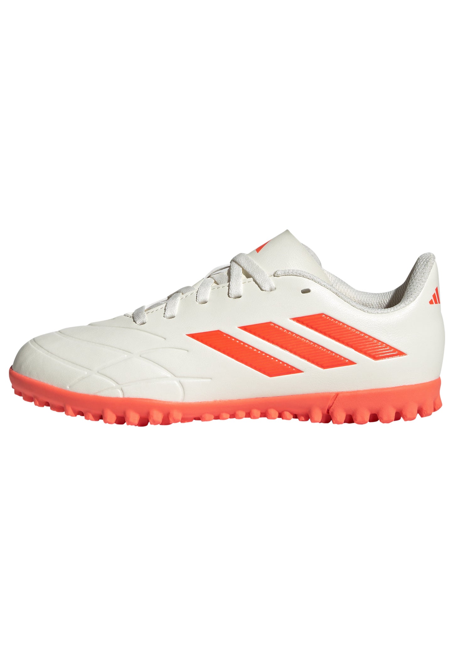 adidas Copa Pure.4 TF Junior Soccer Turf Shoes White Orange