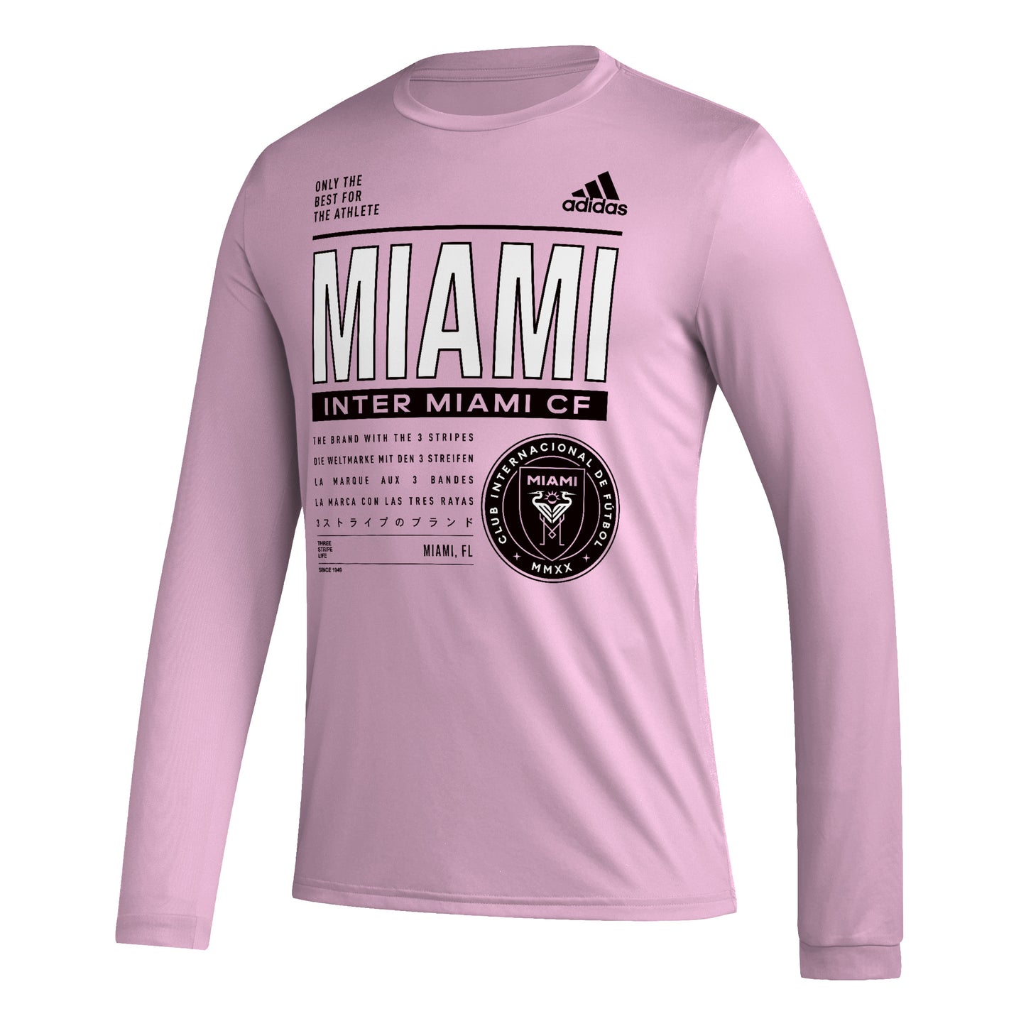 adidas Men's Long Sleeve Miami FC T-Shirt