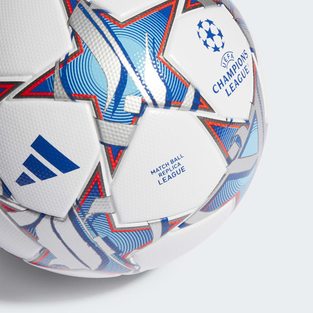 Blue and white champions cheap league ball