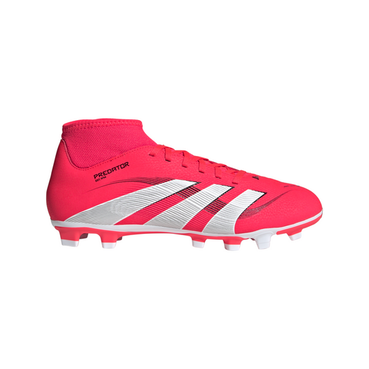 adidas Predator Club Sock FG/MG Soccer Cleats Red Black