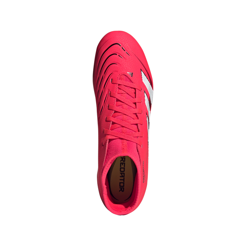 Load image into Gallery viewer, adidas Predator Club Sock FG/MG Soccer Cleats Red Black
