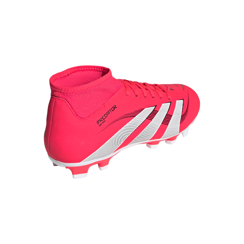 Load image into Gallery viewer, adidas Predator Club Sock FG/MG Soccer Cleats Red Black

