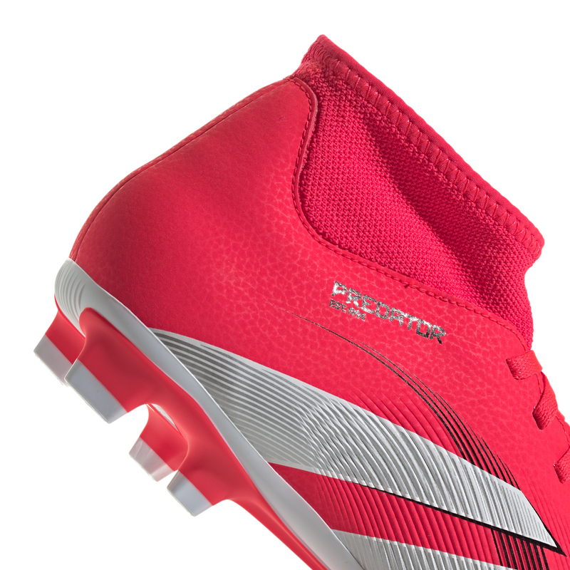 Load image into Gallery viewer, adidas Predator Club Sock FG/MG Soccer Cleats Red Black
