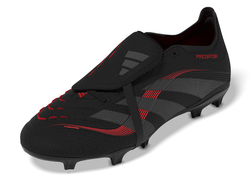 Load image into Gallery viewer, adidas Predator League FT Soccer Cleats FG/MG Black Red
