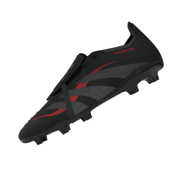 Load image into Gallery viewer, adidas Predator League FT Soccer Cleats FG/MG Black Red
