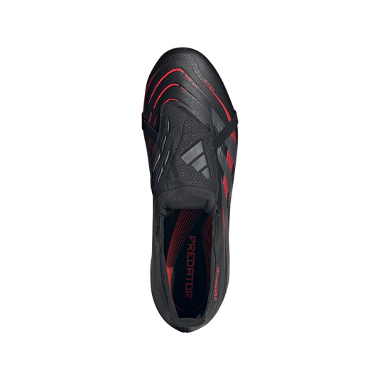adidas Predator League FT Soccer Cleats FG/MG Black Red