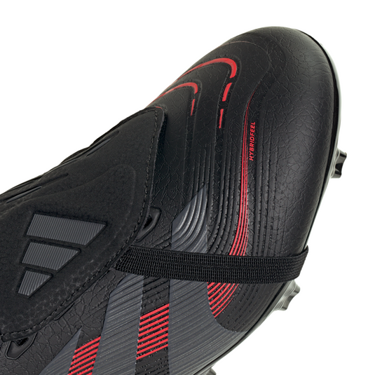 adidas Predator League FT Soccer Cleats FG/MG Black Red