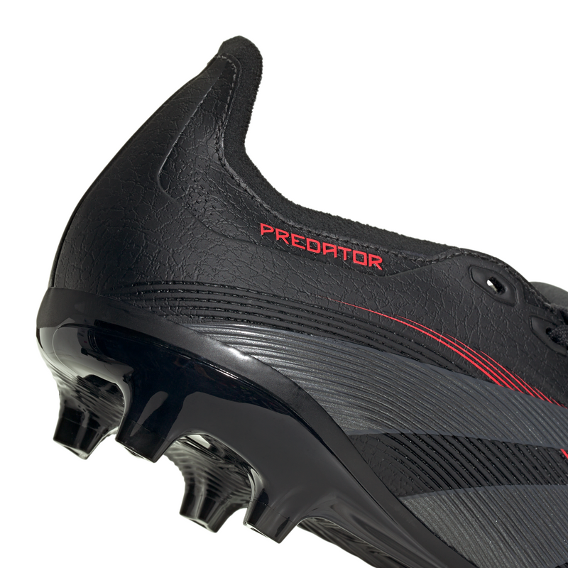 Load image into Gallery viewer, adidas Predator League FT Soccer Cleats FG/MG Black Red
