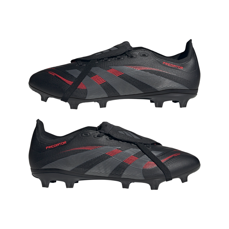Load image into Gallery viewer, adidas Predator League FT Soccer Cleats FG/MG Black Red
