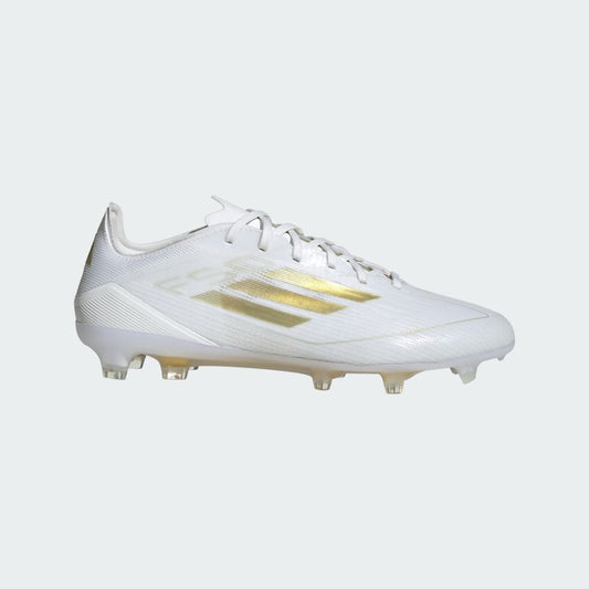 adidas F50 Pro FG White Gold Soccer Cleats