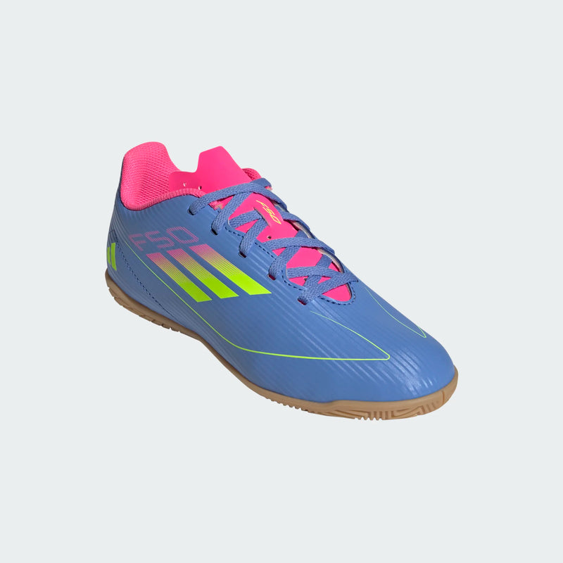 Load image into Gallery viewer, adidas F50 Club Indoor Junior Soccer Futsal Shoes Blue
