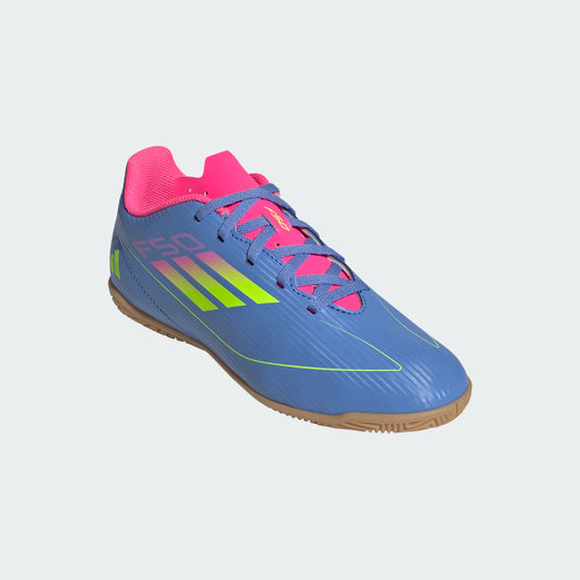adidas F50 Club Indoor Junior Soccer Futsal Shoes Blue