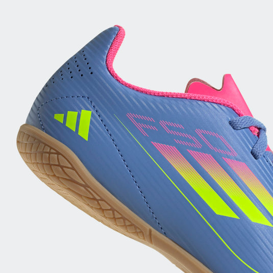 adidas F50 Club Indoor Junior Soccer Futsal Shoes Blue