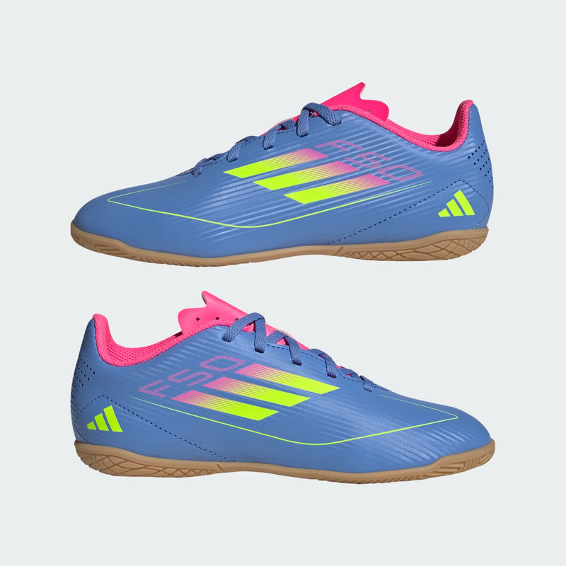 Load image into Gallery viewer, adidas F50 Club Indoor Junior Soccer Futsal Shoes Blue
