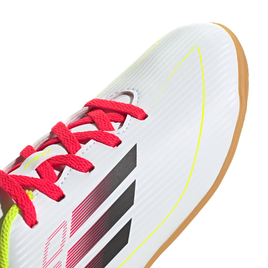 adidas Youth F50 Club Indoor Soccer Futsal Shoes White