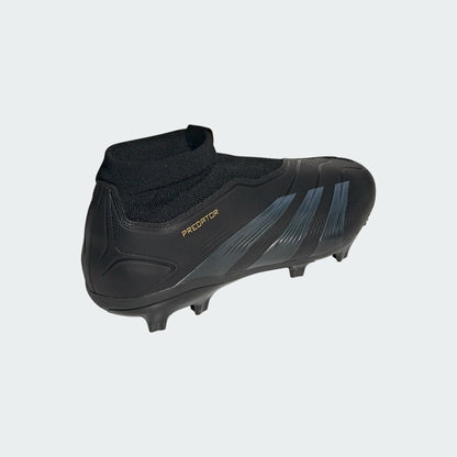 adidas Predator League LL Laceless Soccer Cleats FG Black Gold