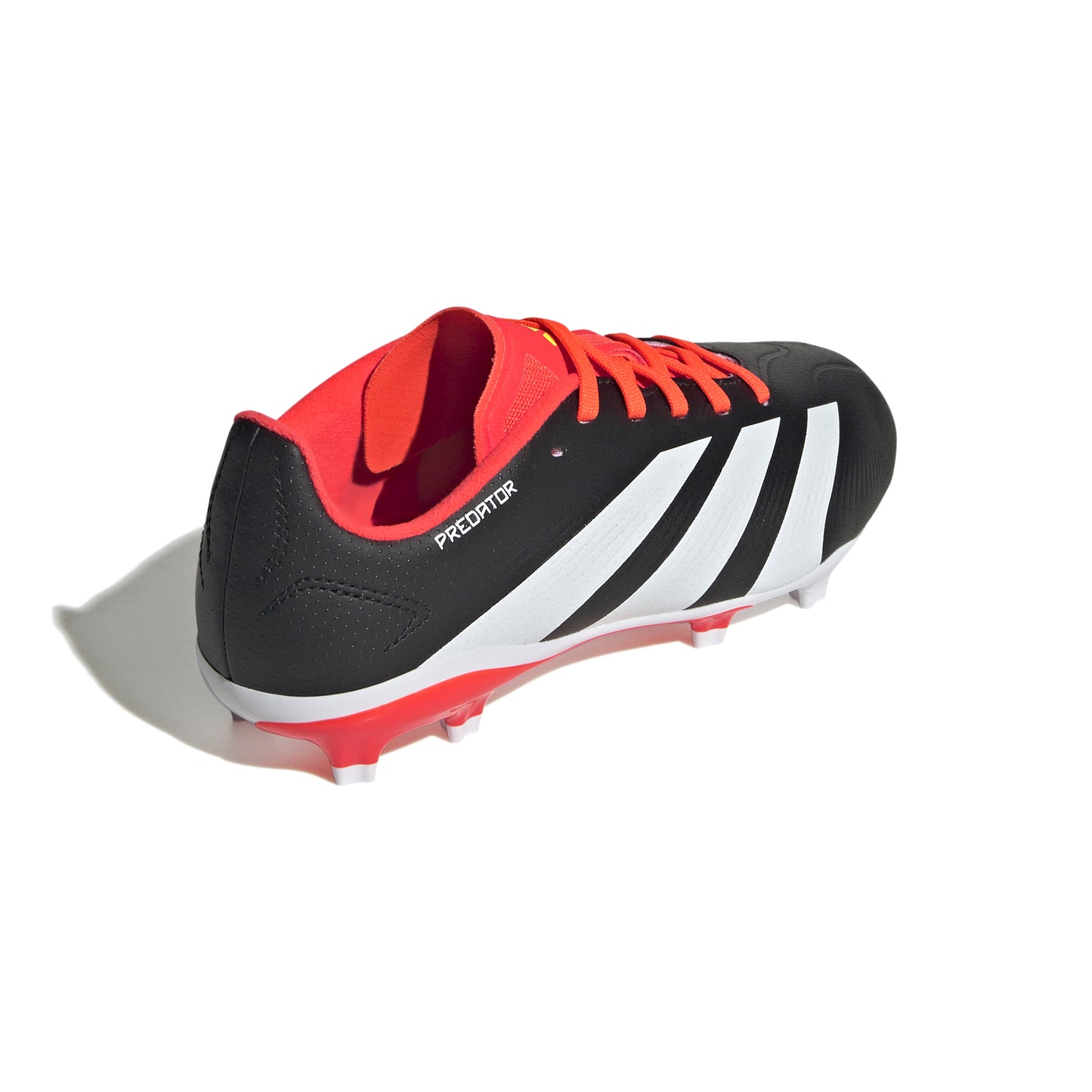 adidas Kids Predator 24 League FG Junior Soccer Cleats Black White Solar Red