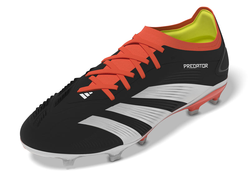 Load image into Gallery viewer, adidas Predator 24 Pro FG Soccer Cleats Black White Solar Red
