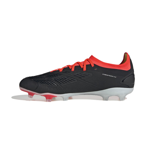 adidas Predator 24 Pro FG Soccer Cleats Black White Solar Red