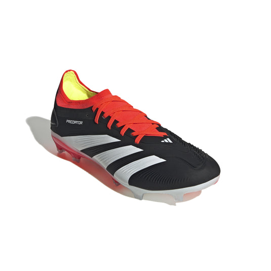 adidas Predator 24 Pro FG Soccer Cleats Black White Solar Red Strictly Soccer Shoppe adidas Predator 24 Pro FG Soccer Cleats Black White Solar Red Strictly Soccer Shoppe