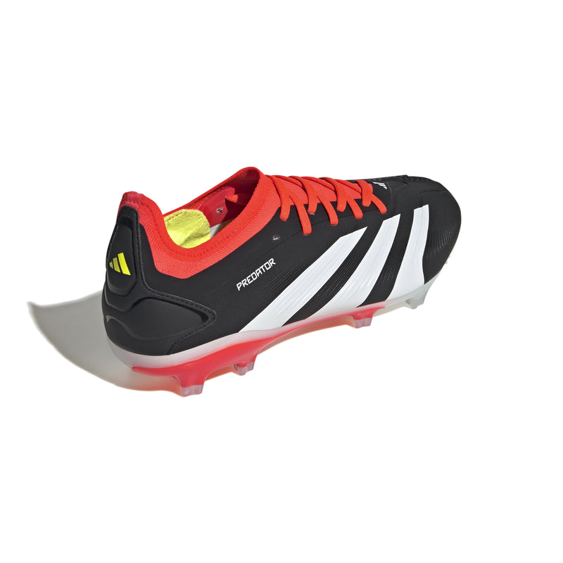 Load image into Gallery viewer, adidas Predator 24 Pro FG Soccer Cleats Black White Solar Red
