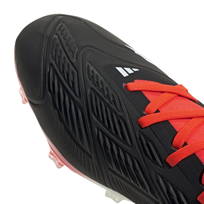 Load image into Gallery viewer, adidas Predator 24 Pro FG Soccer Cleats Black White Solar Red
