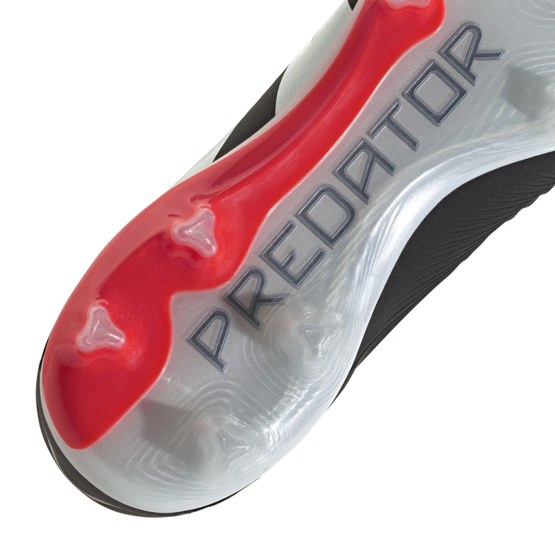 Load image into Gallery viewer, adidas Predator 24 Pro FG Soccer Cleats Black White Solar Red
