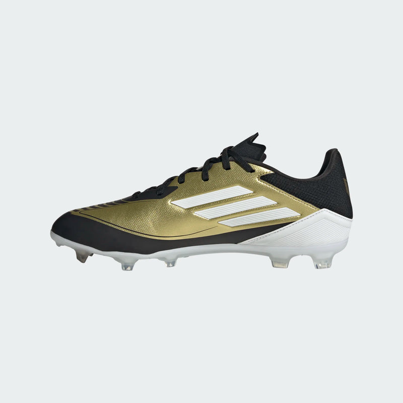 Load image into Gallery viewer, adidas F50 League FG/MG Messi Gold Black White
