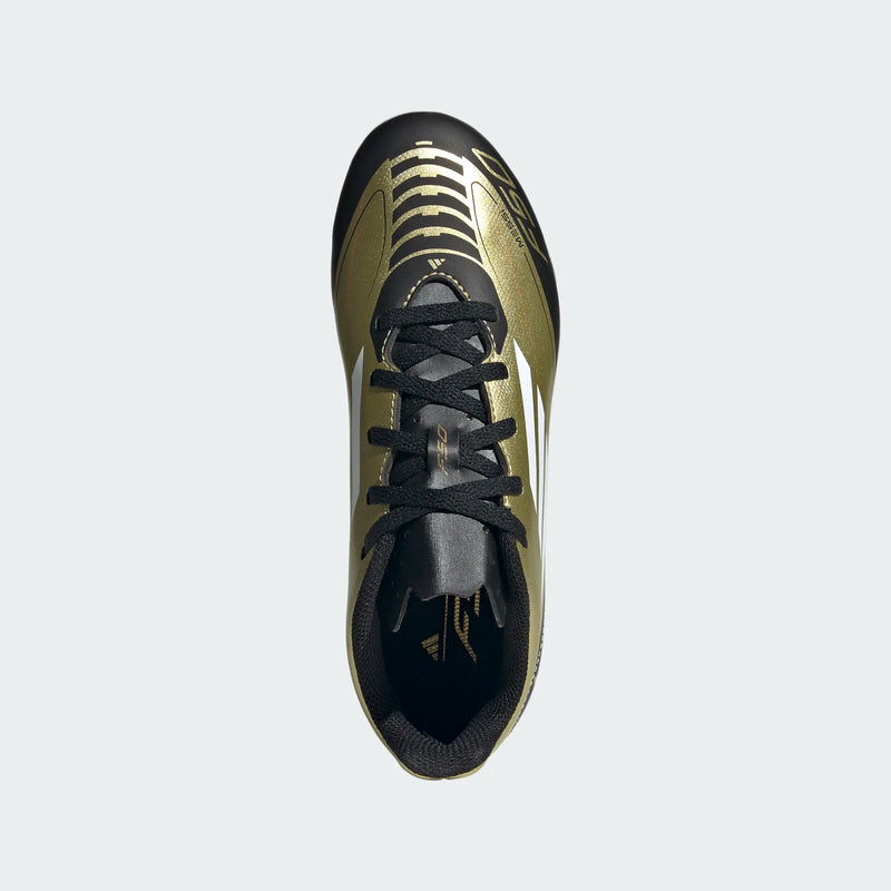 Load image into Gallery viewer, adidas F50 Club FxG J Messi Gold Black White
