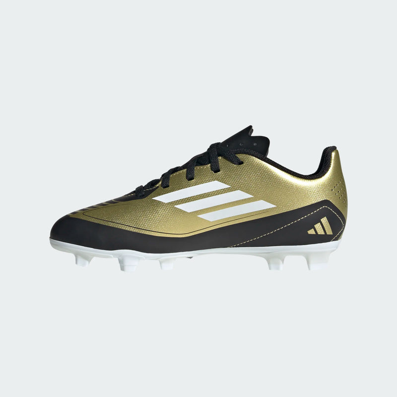 Load image into Gallery viewer, adidas F50 Club FxG J Messi Gold Black White
