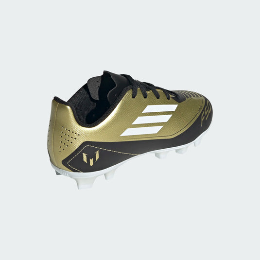 adidas F50 Club FxG J Messi Gold Black White