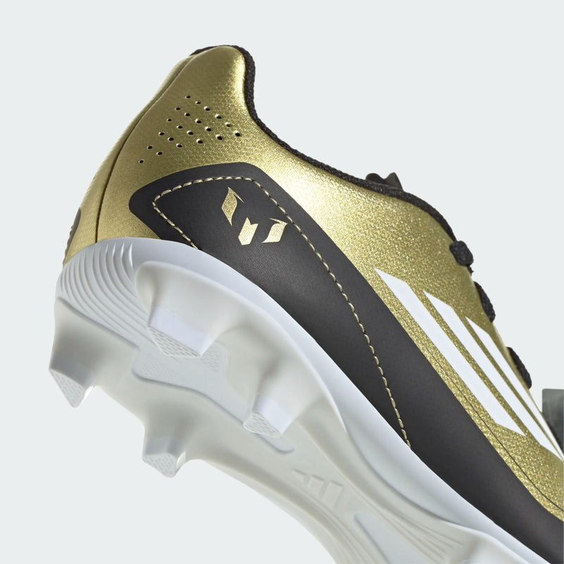 Load image into Gallery viewer, adidas F50 Club FxG J Messi Gold Black White
