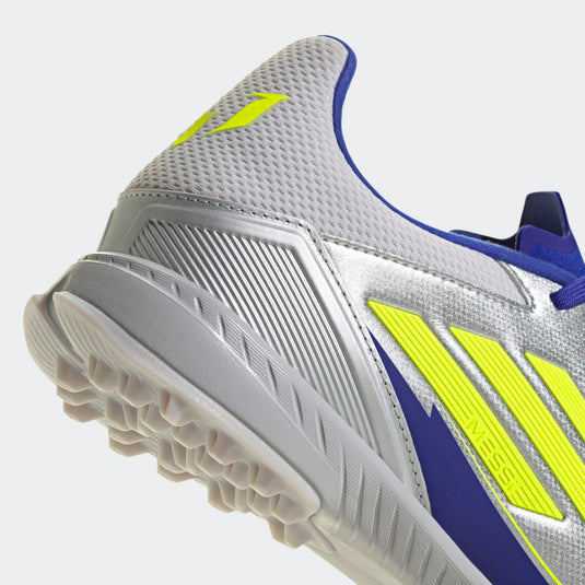 adidas F50 League Messi Turf Soccer Shoes Silver Yellow Blue