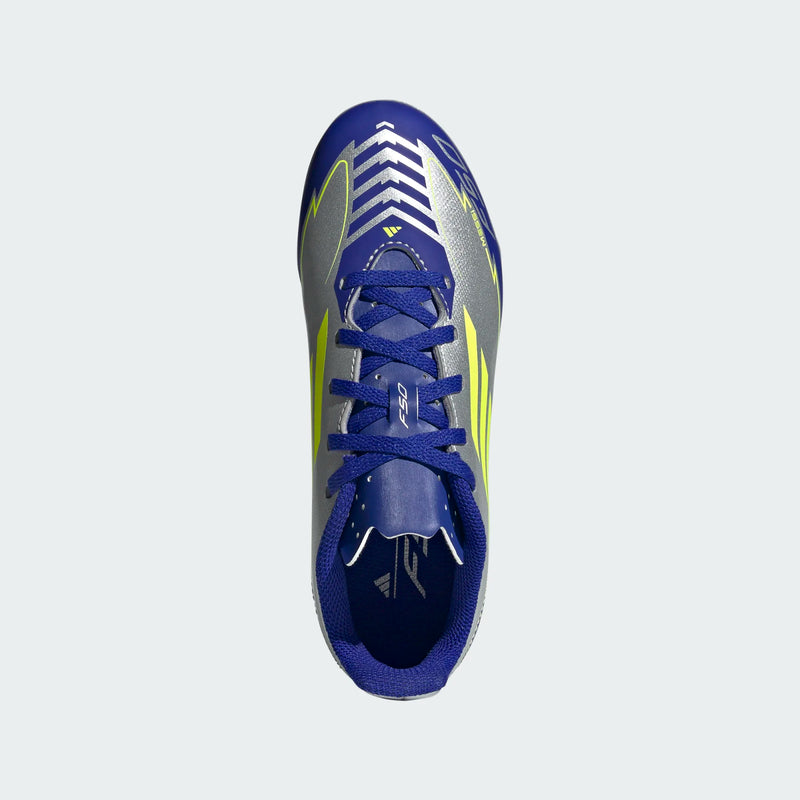 Load image into Gallery viewer, adidas F50 Club FG J Messi Silver Blue

